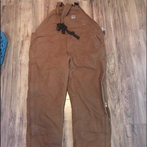 Fr Carhartt Lined Overalls Napa 2112 Cat 4 - image 1